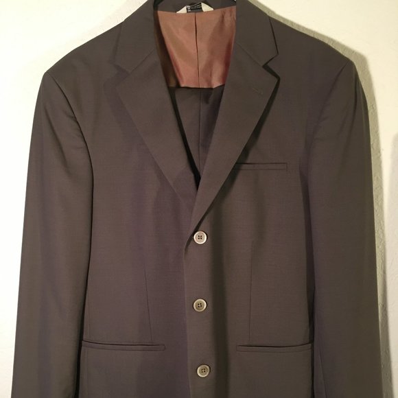 Wilke-Rodriguez Other - Wilke-Rodriguez 2-Piece Solid Suit Green 40S